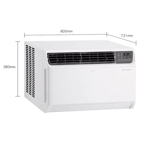Aire Acondicionado de ventana DUAL Inverter Smart con Wifi de 12,000 BTU Sin Tuberías Marca LG - Imagen 3