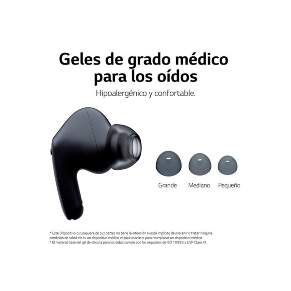 AUDÍFONOS INALÁMBRICOS LG SONIDO 3D TONE FREE FP8 SIN CAJA - Imagen 2