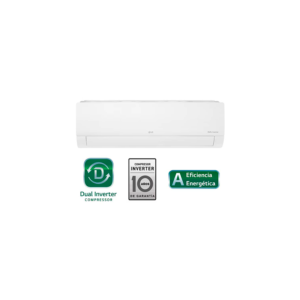 Aire Acondicionado LG DUALCOOL Inverter, 18,400 BTU/h, Solo Frío, 220V, Compresor Dual Inverter